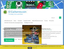 Tablet Screenshot of elcacharreo.com